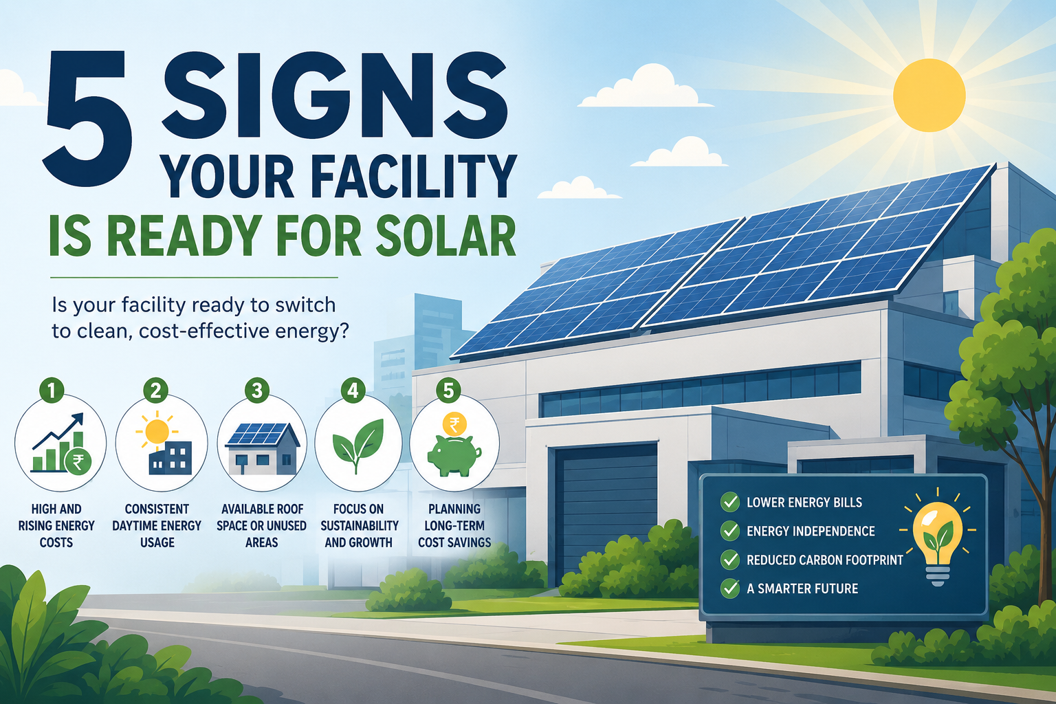 5 Signs Your Facility Is Ready for Solar